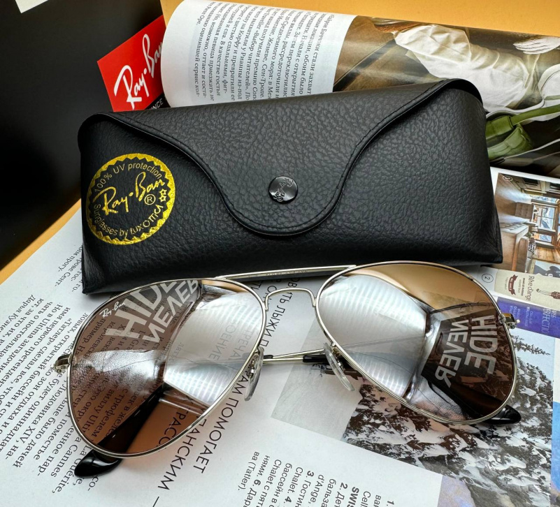 Ray Ban Солнцезащитные очки Aviator Large Metal