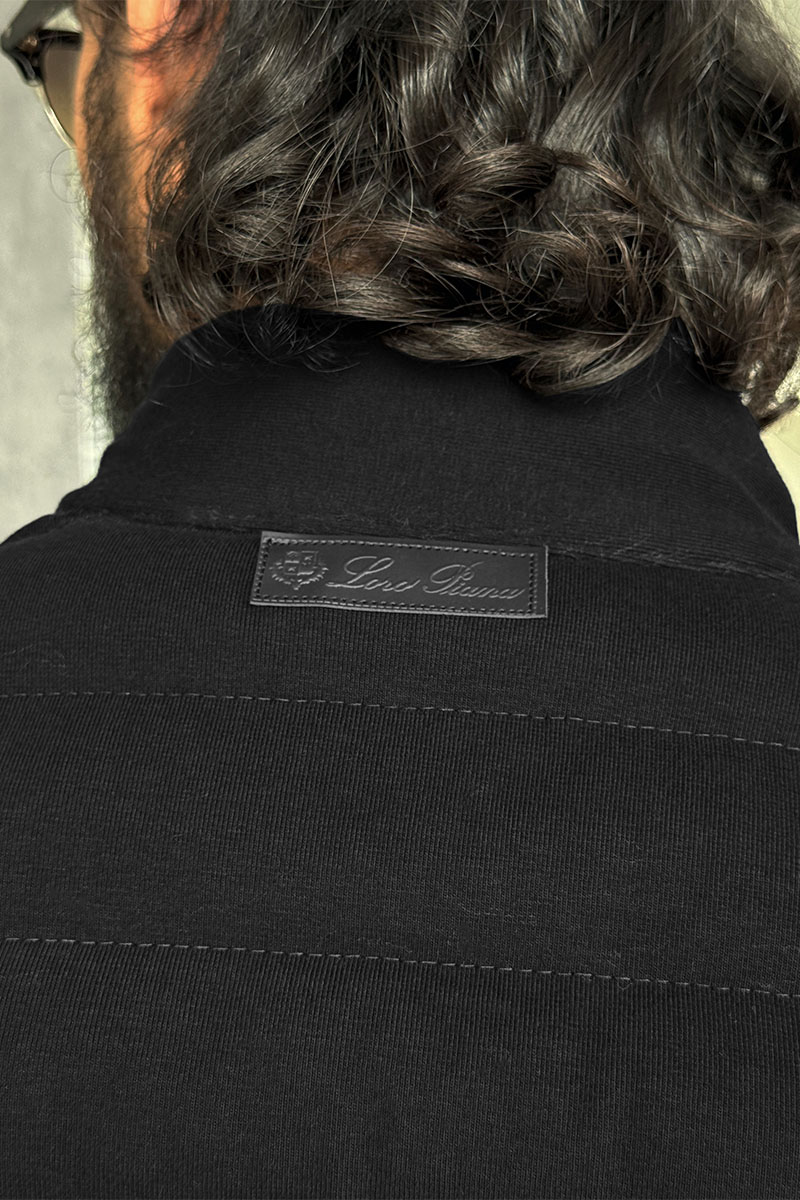 Loro Piana Чёрный двусторонний жилет 
