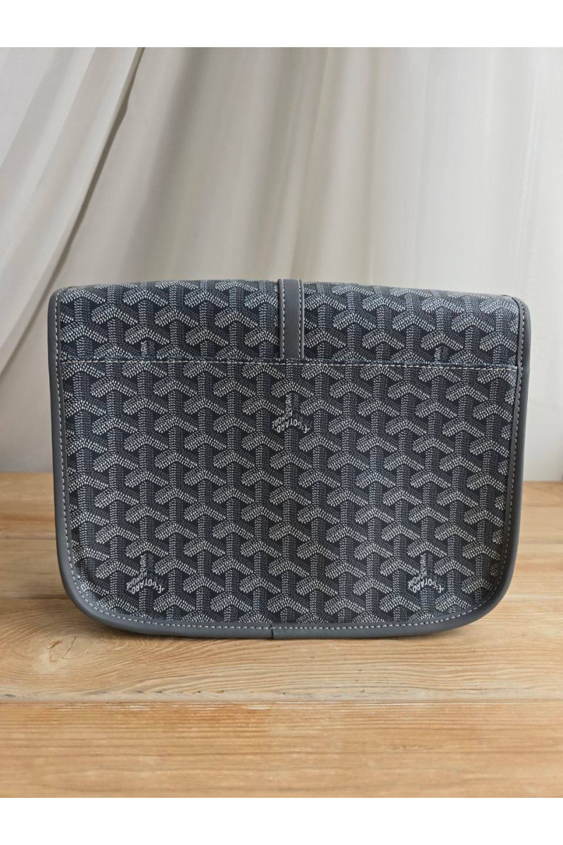 Designer Clothing Кожаная сумка Goyard Belvedere MM 27x21 см