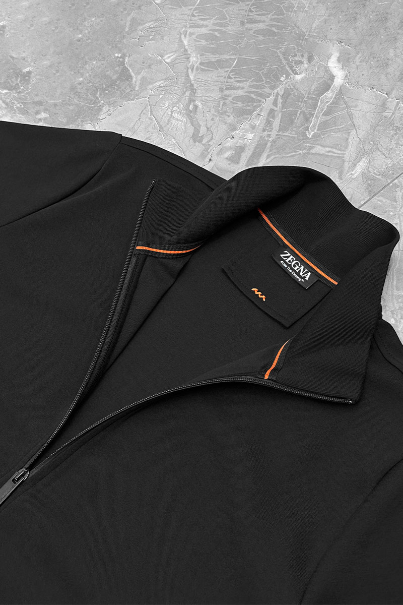 Zegna Мужской спортивный костюм чёрного цвета