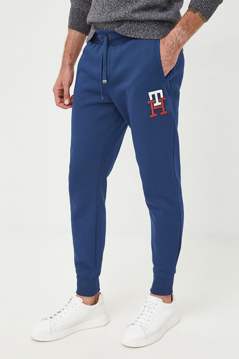 Tommy Hilfiger Синие спортивные штаны essential monogram