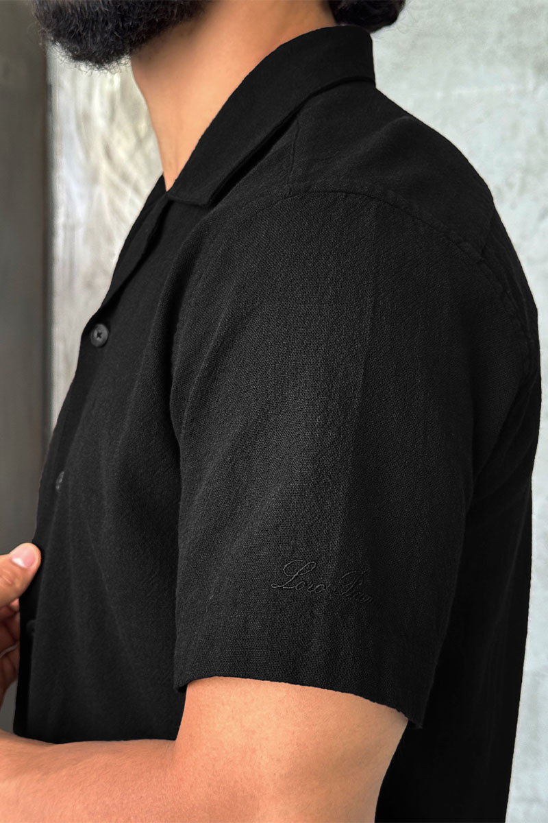 Loro Piana Мужской костюм чёрного цвета