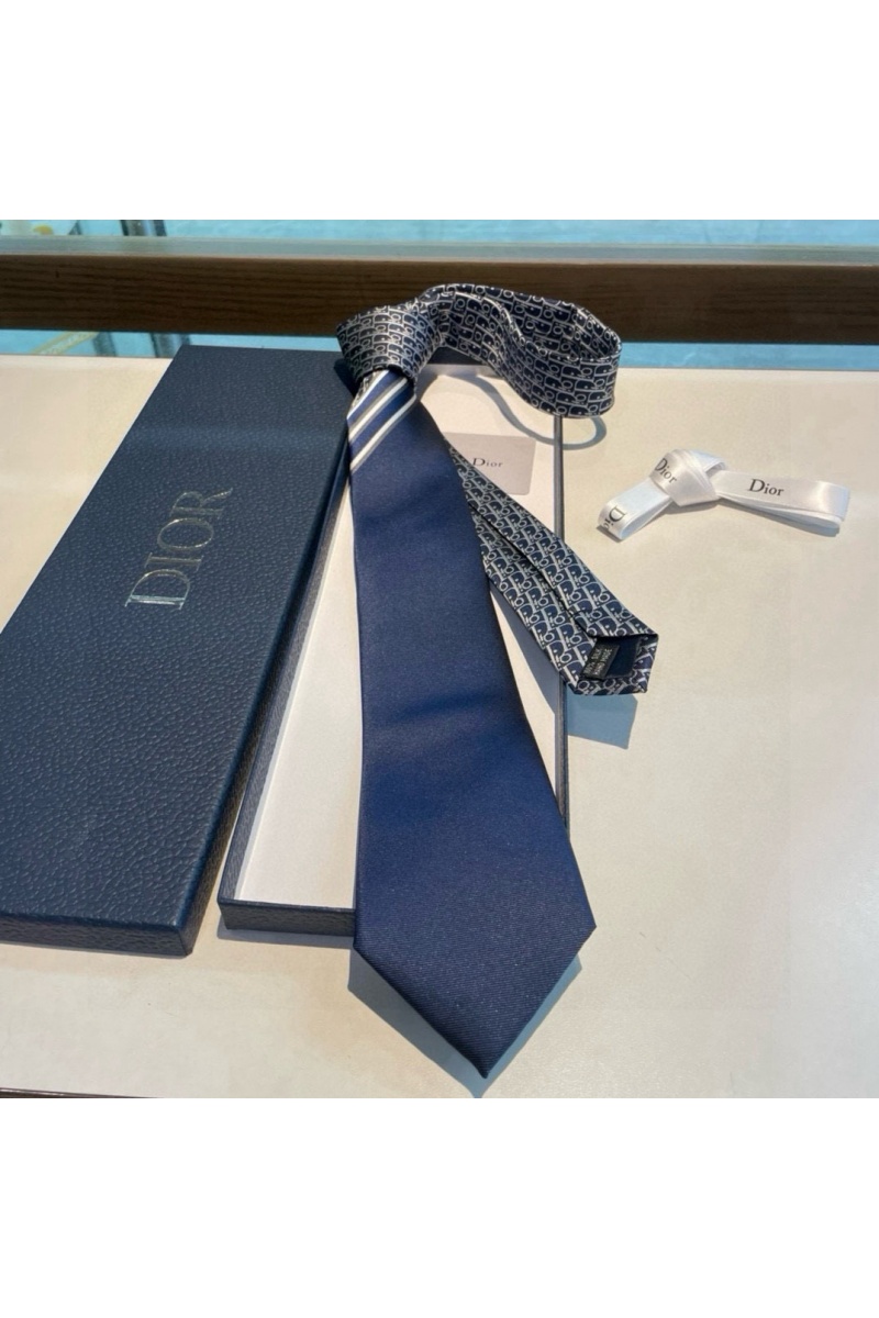 Dior Галстук Oblique premium - Navy