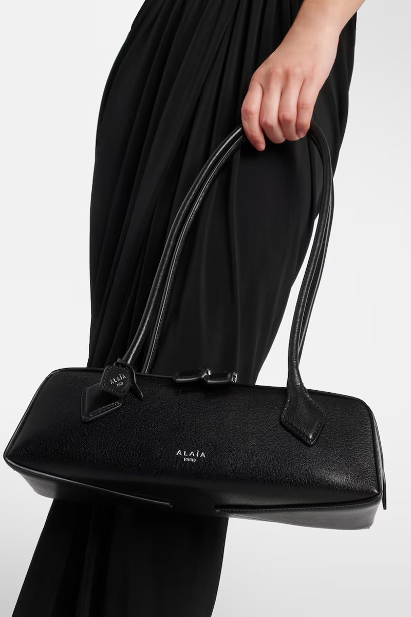 Designer Clothing Женская сумка Alaia Le Teckel 28x9 см - Black