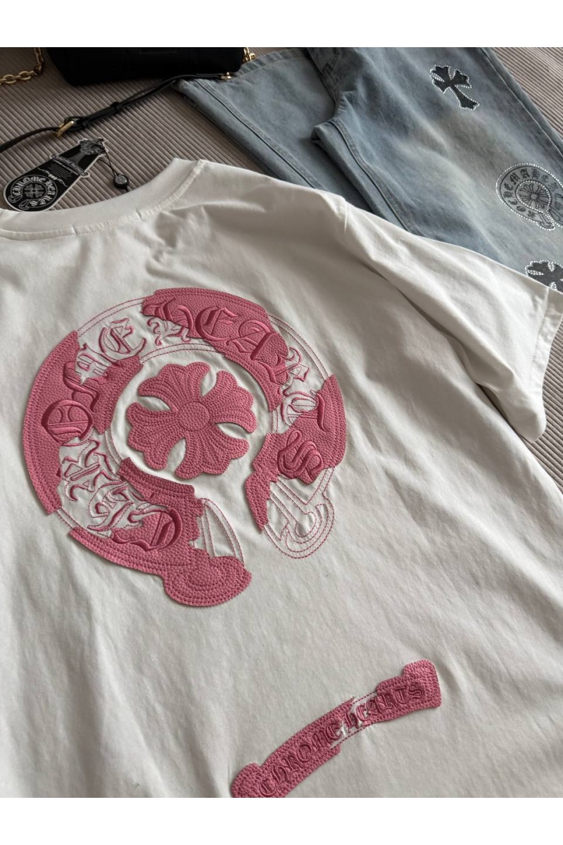 Chrome Hearts Женская оверсайз футболка premium