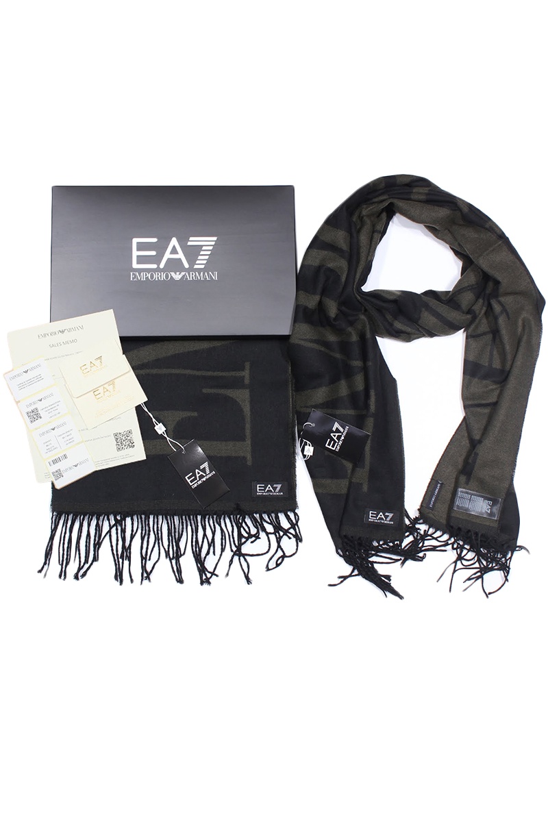 Emporio Armani EA7 Брендовый шарф с логотипом 185x35 см