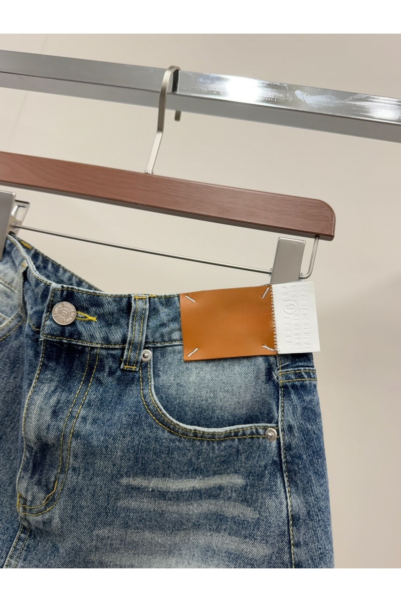 Designer Clothing Женская джинсовая юбка-шорты Maison Margiela
