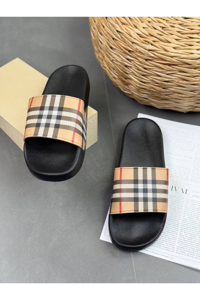 Burberry Мужские шлёпанцы Furley Check