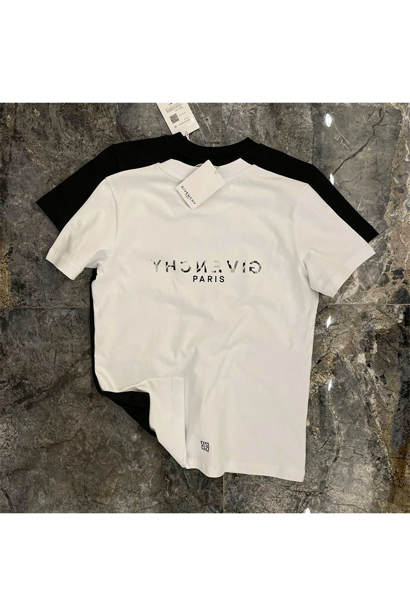Givenchy Мужская футболка Paris Reverse - White