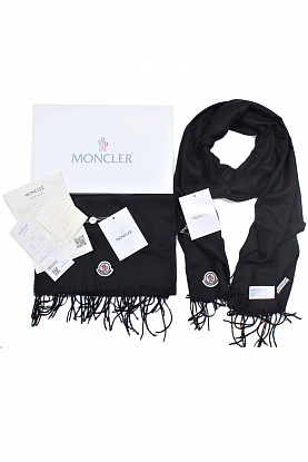 Брендовый шарф с логотипом 185x35 см