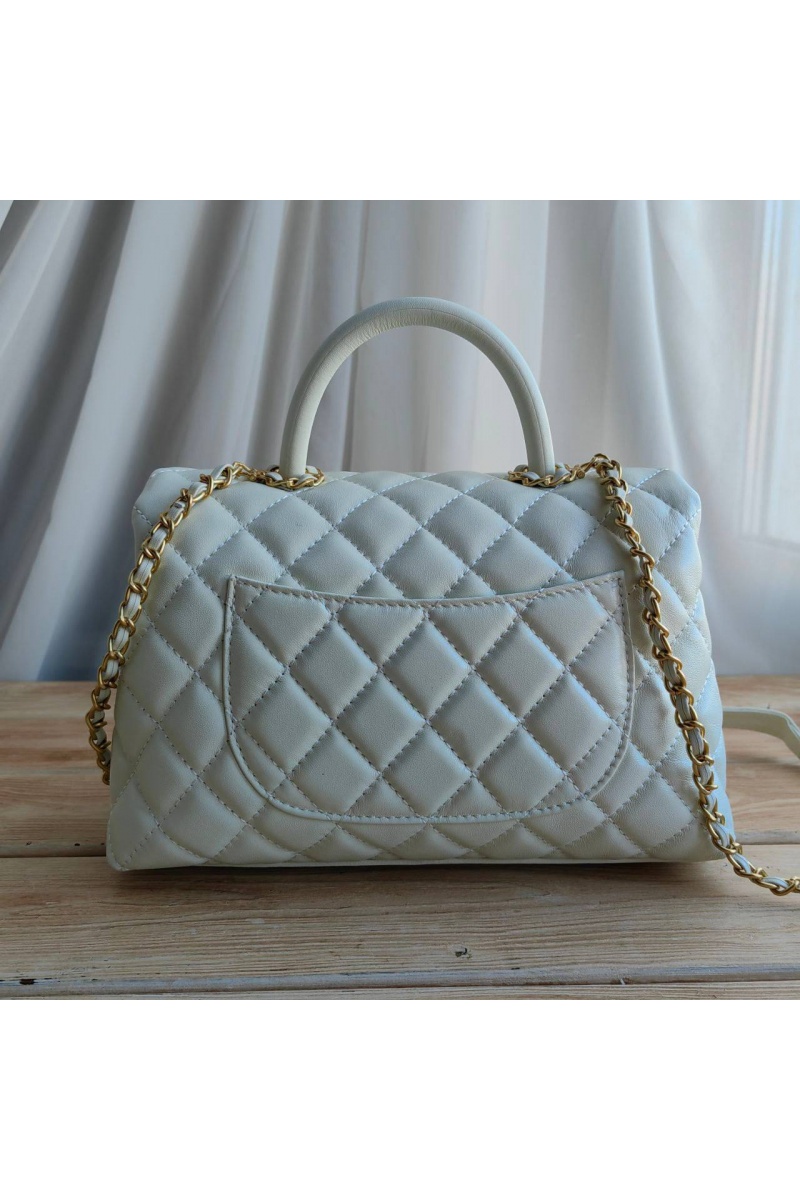 Chаnеl Женская кожаная сумка 25x15 см (2 расцветки)