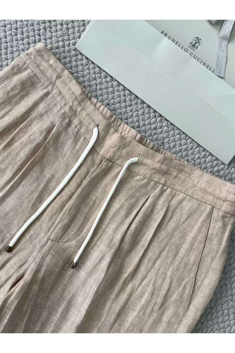 Designer Льняные брюки Premium - Beige