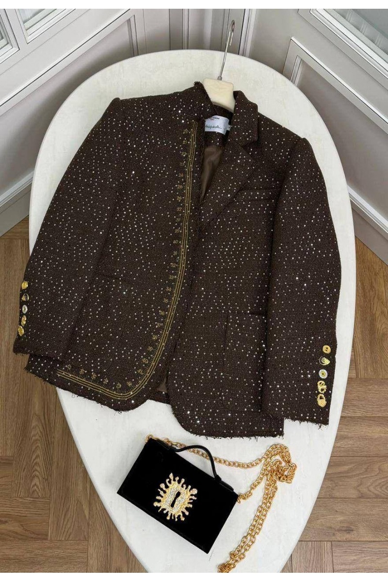 Schiaparelli Женский пиджак в пайетках premium