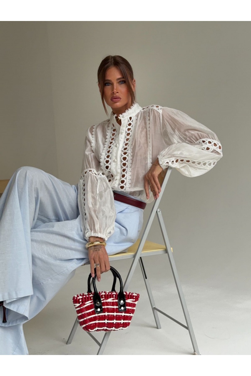 Zimmermann Женская блузка белого цвета Zimmermann