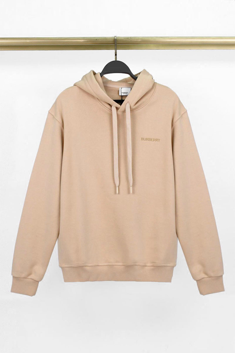 Burberry Бежевое худи Ekd Inlay 'Marks' 