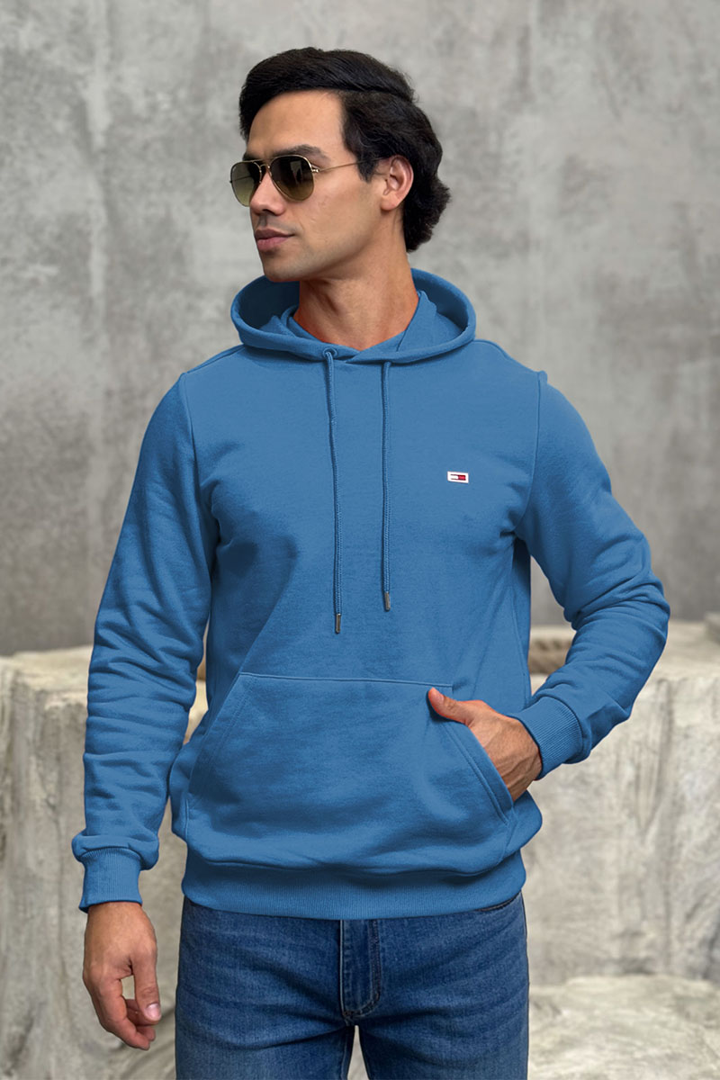Tommy Hilfiger Мужское худи синего цвета 
