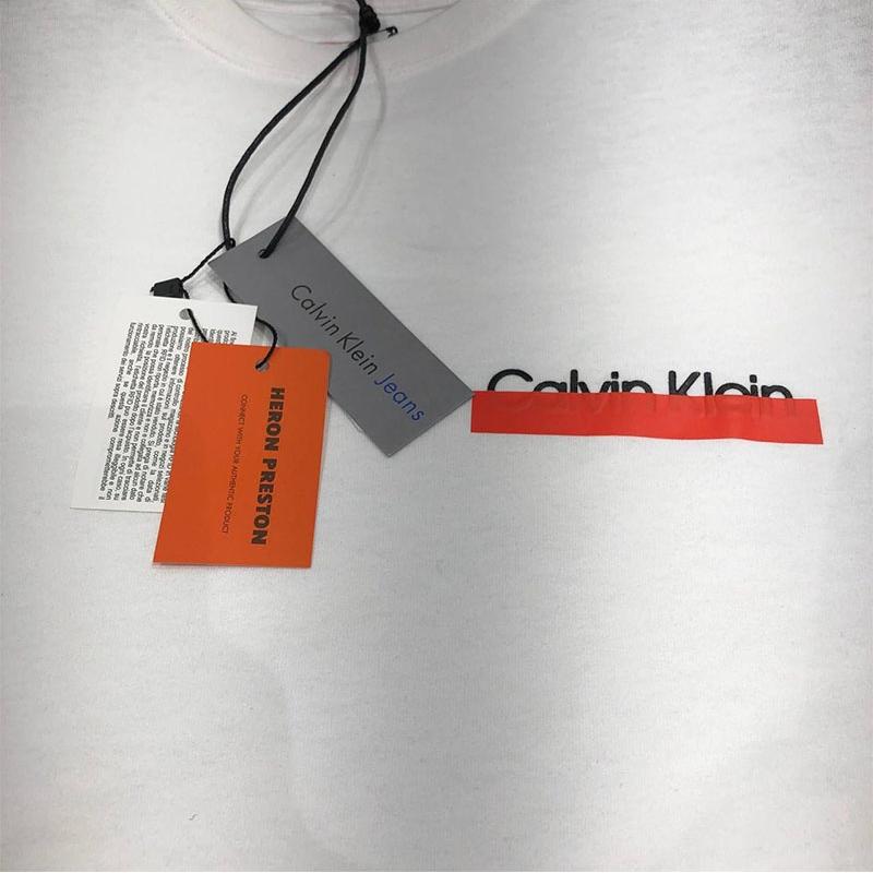 Heron Preston Белая оверсайз футболка Heron Preston Collaboration