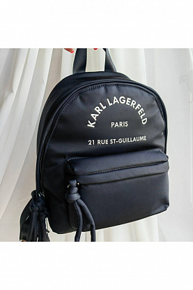 Женский нейлоновый рюкзак 30x23 см - Black