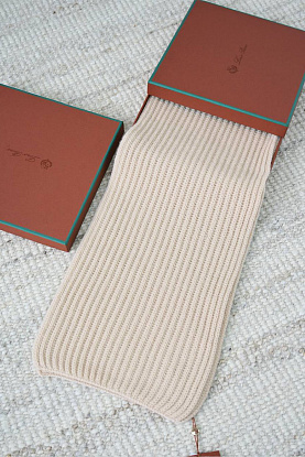 Кашемировый шарф premium - Beige