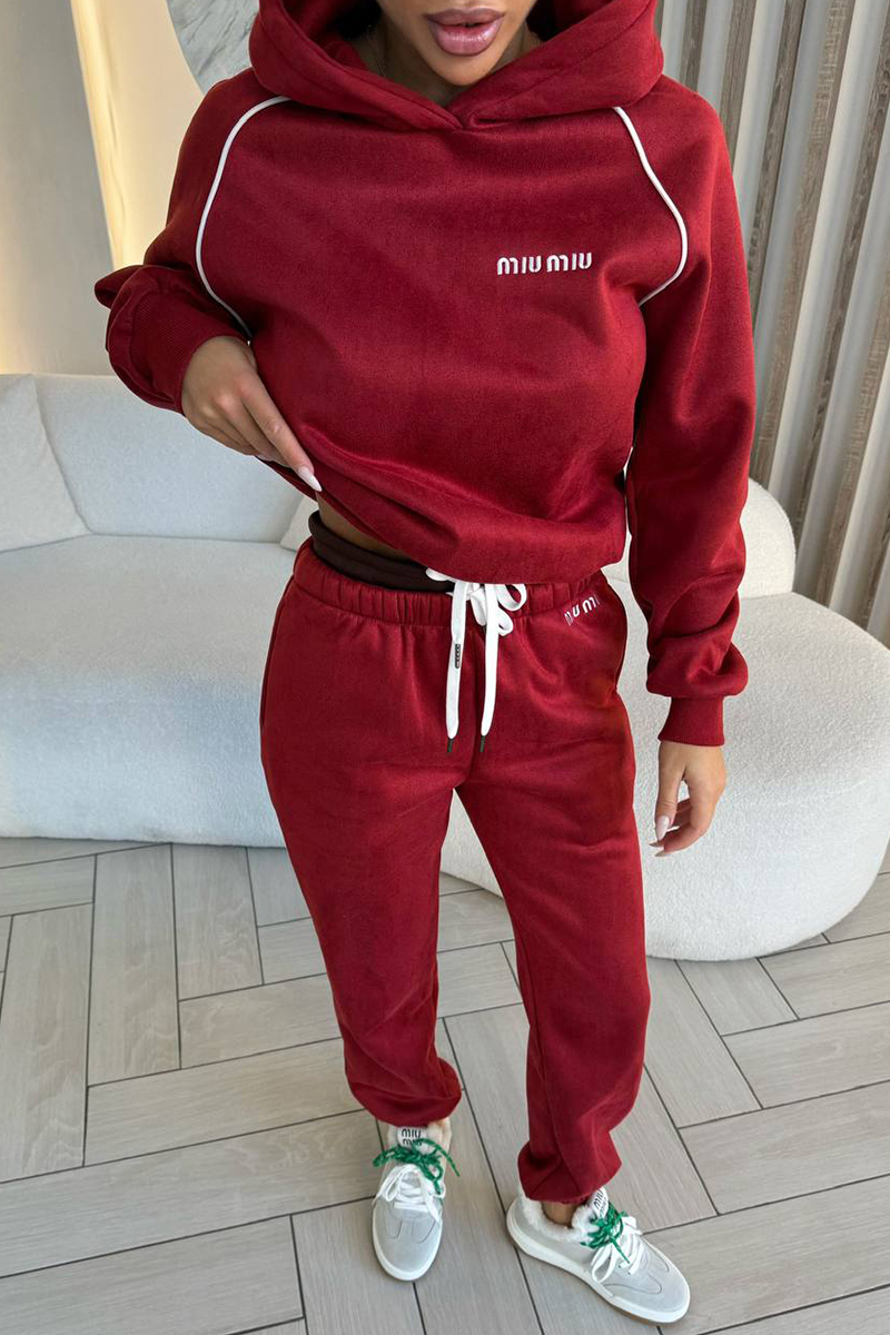 MIU MIU Женский красный костюм тройка 