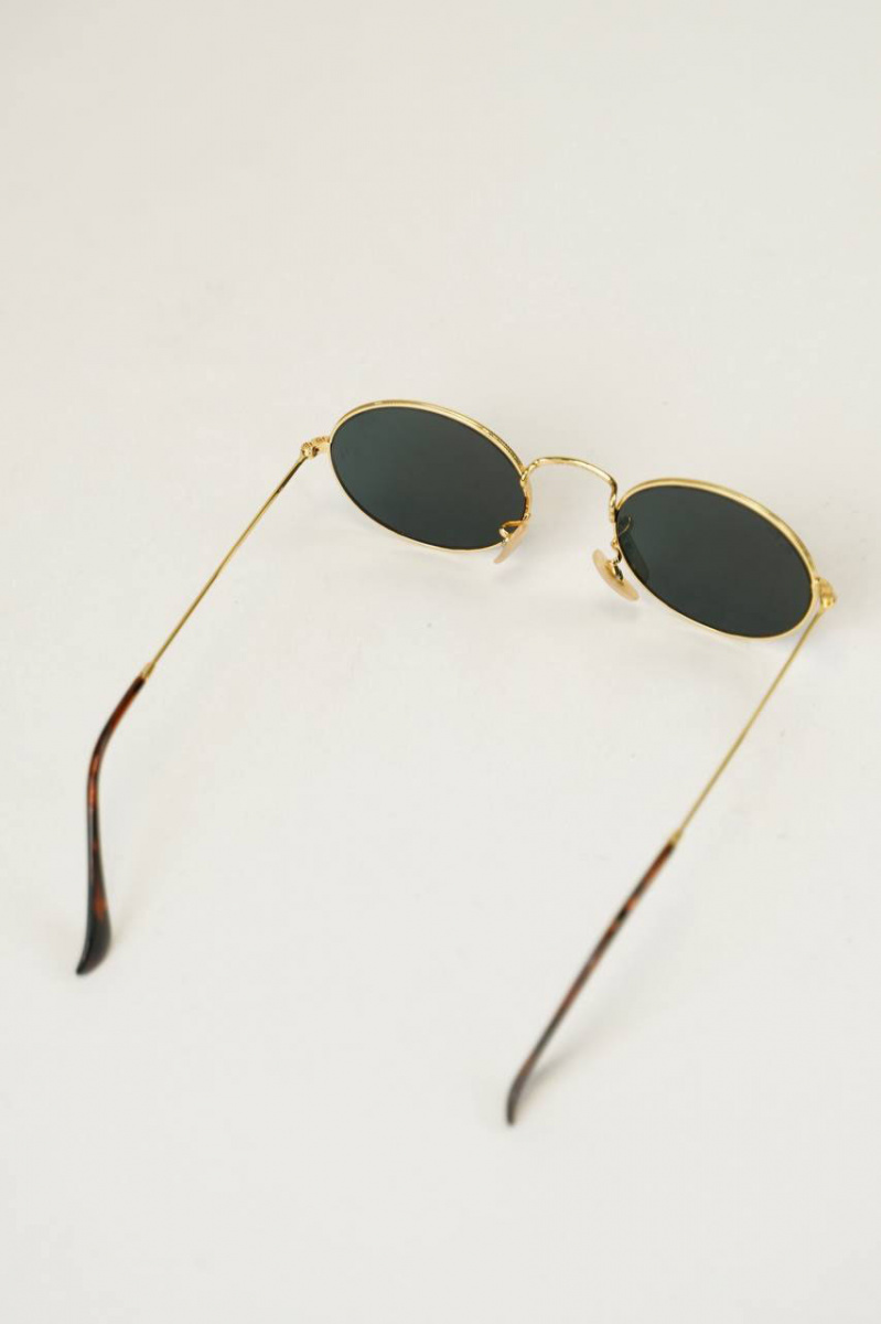 Ray Ban Солнцезащитные очки Oval Metal - Black