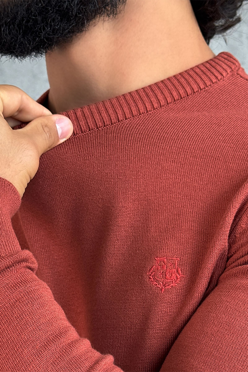 Loro Piana Мужской красный джемпер