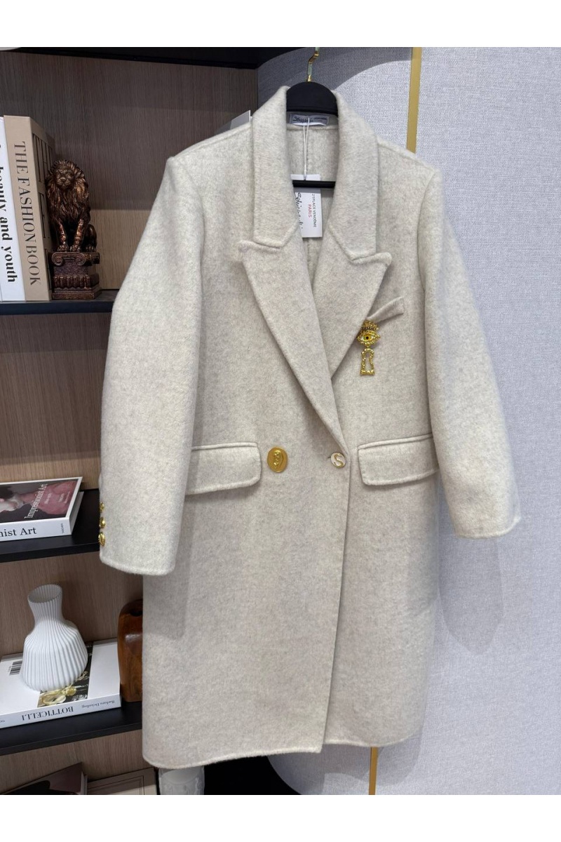 Schiaparelli Женское шерстяное пальто Premium - Beige