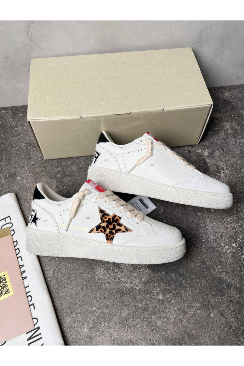 Designer Clothing Женские кожаные кроссовки Golden Goose Ball Star premium