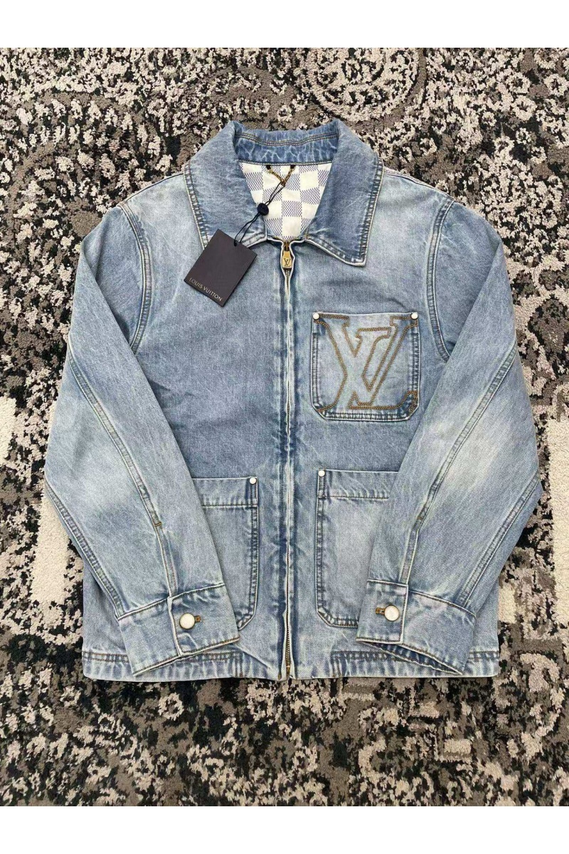 Lоuis Vuittоn Джинсовая куртка Premium - Washed Indigo