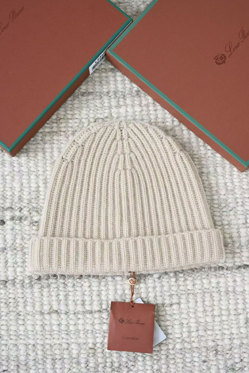 Loro Piana Кашемировая шапка premium - Beige 