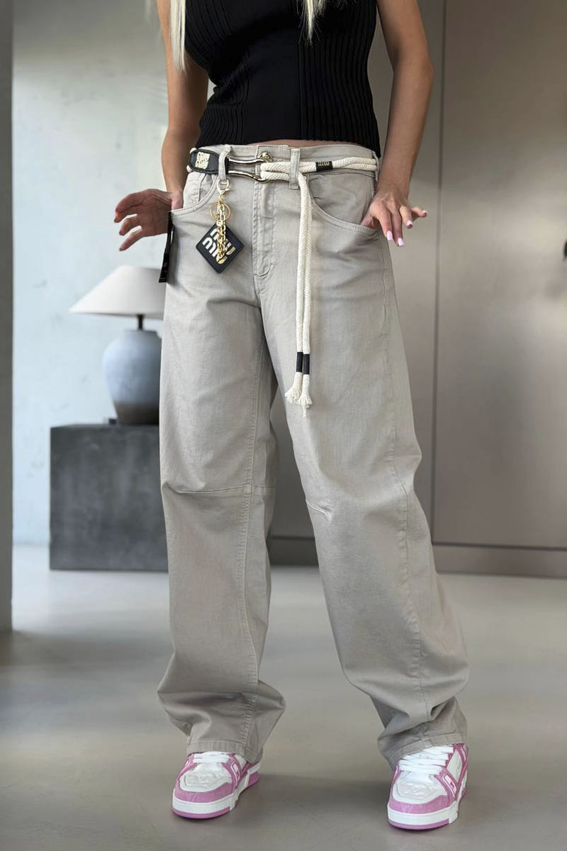 MIU MIU Женские прямые джинсы premium