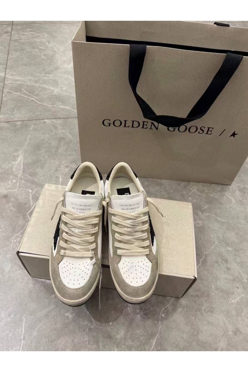 Designer Clothing Женские кожаные кроссовки Golden Goose Super Star premium