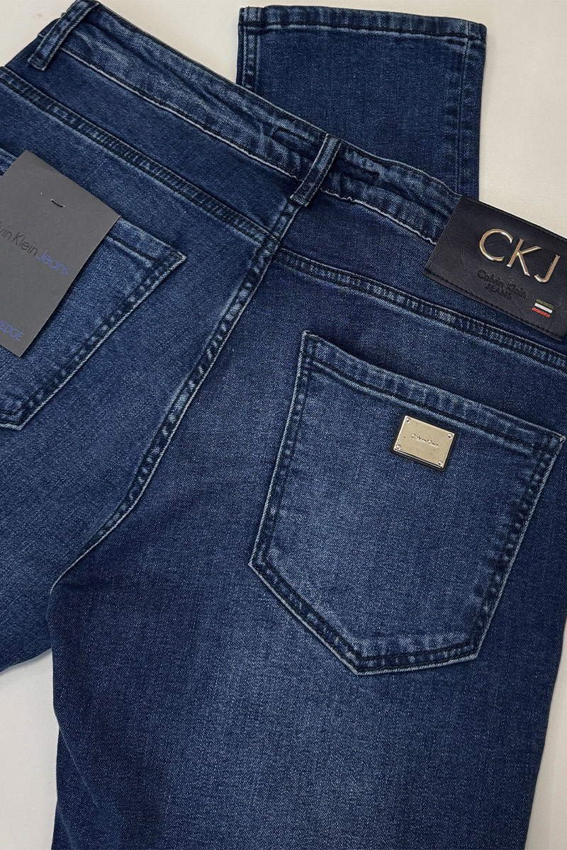 Calvin Klein Мужские синие джинсы logo-plaque 