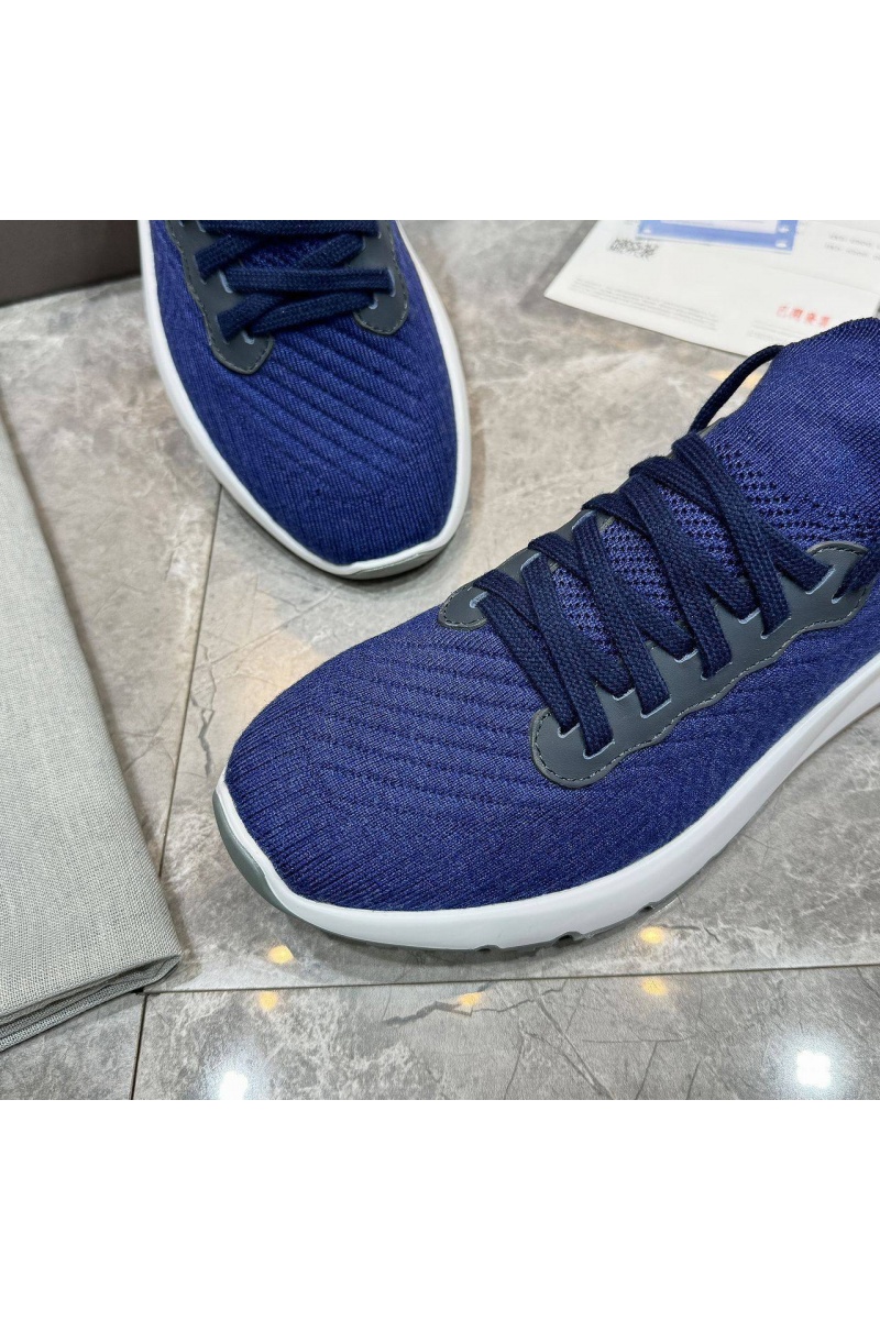 Designer Мужские кроссовки knitted - Blue