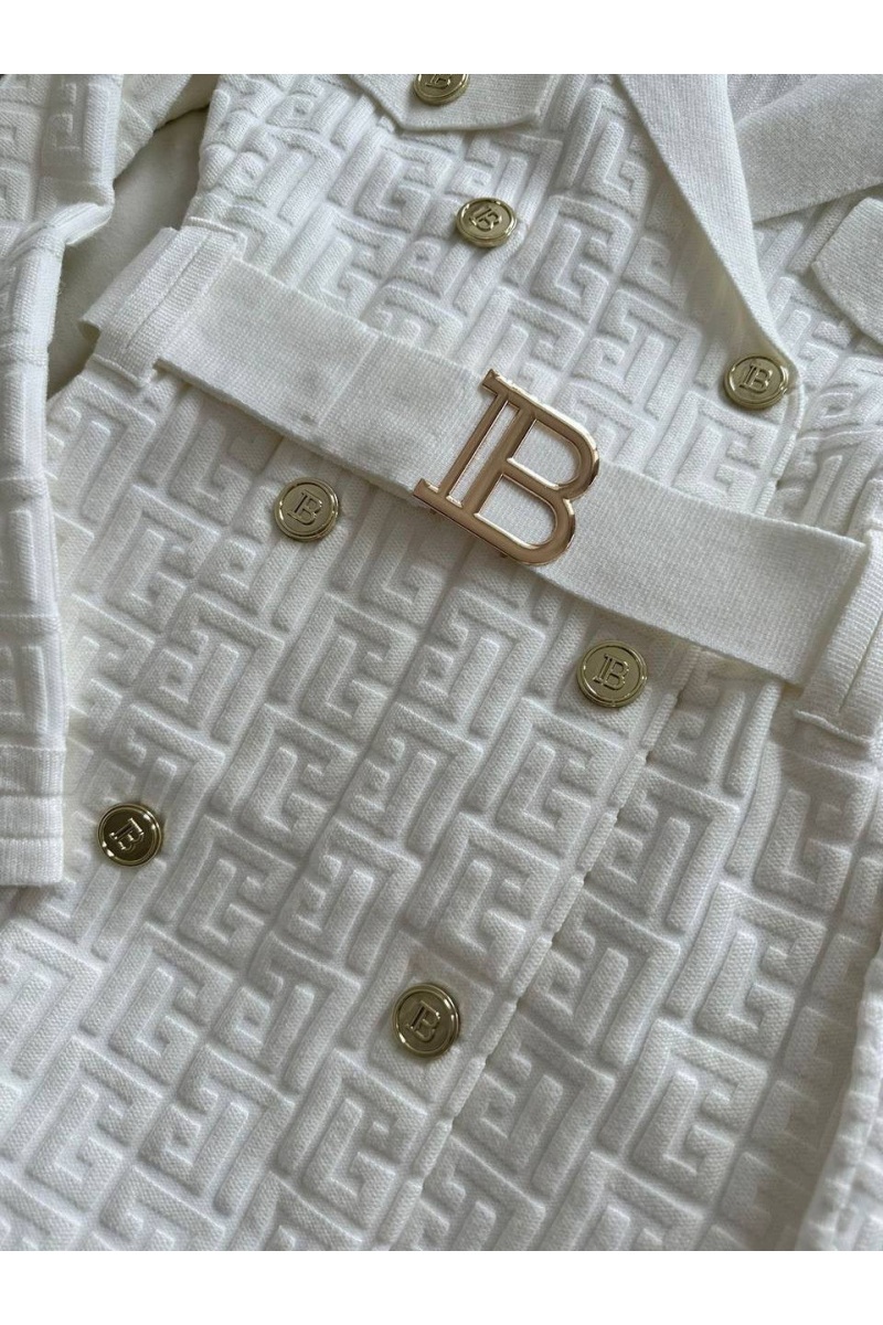 Balmain Женское бандажное платье с ремнем 