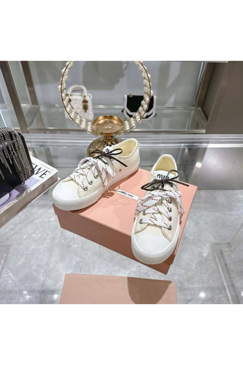 MIU MIU Женские кроссовки premium