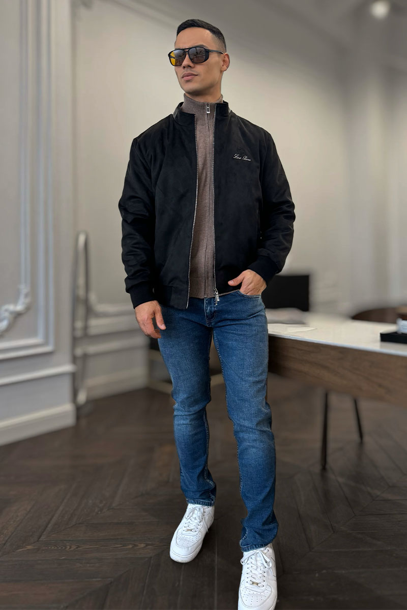 Loro Piana Мужская замшевая куртка 