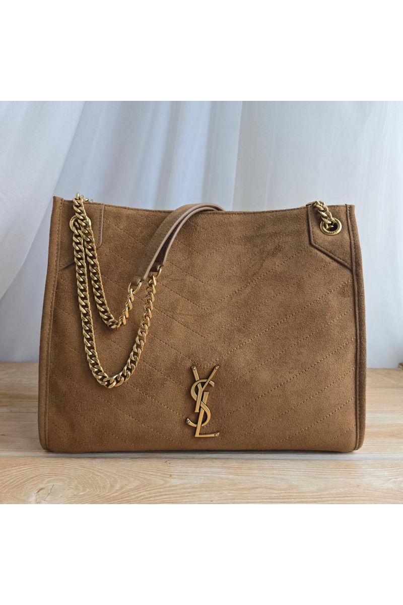 Yves Saint Laurent Замшевая сумка 32x25 см