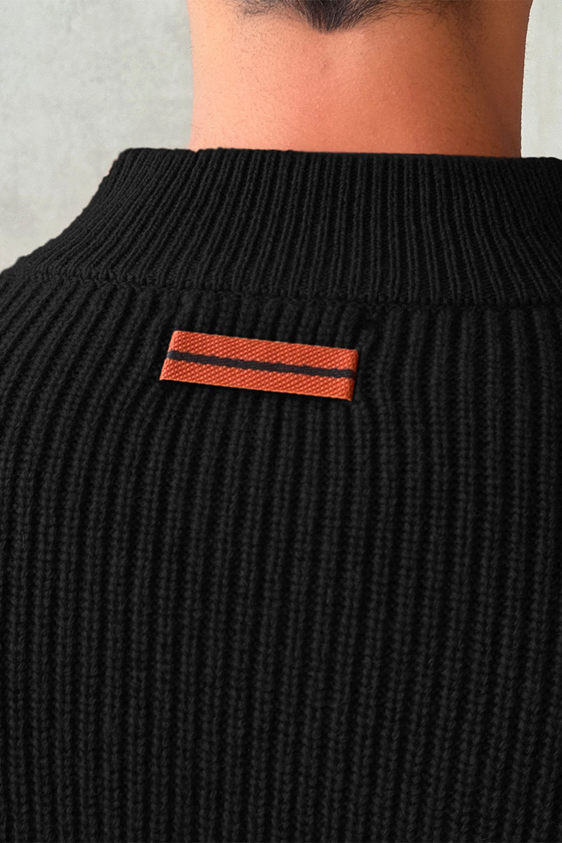 Zegna Свитер на молнии Premium - Black