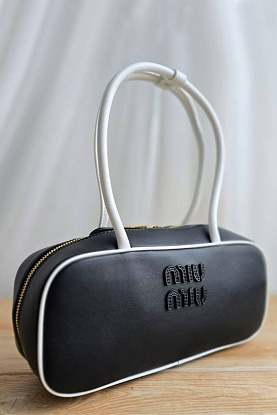 Кожаная сумка тоут Beau 29x14 см - Black