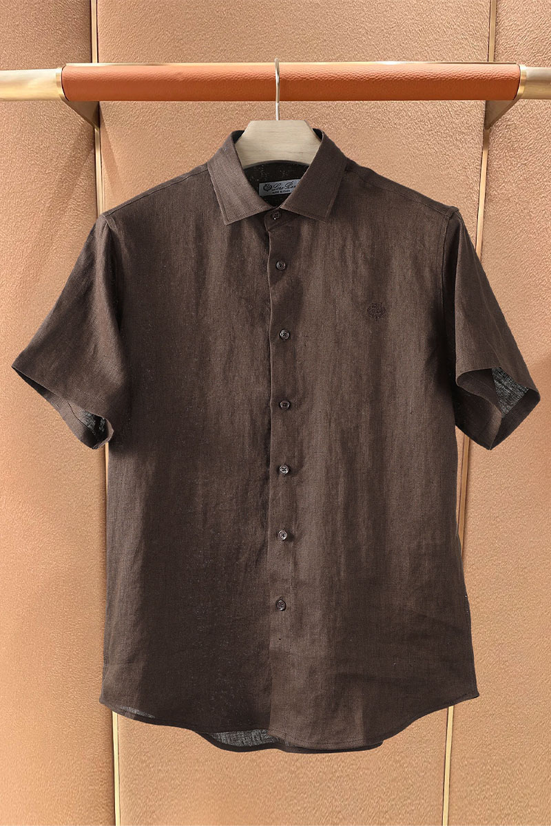 Loro Piana Льняной костюм коричневого цвета premium
