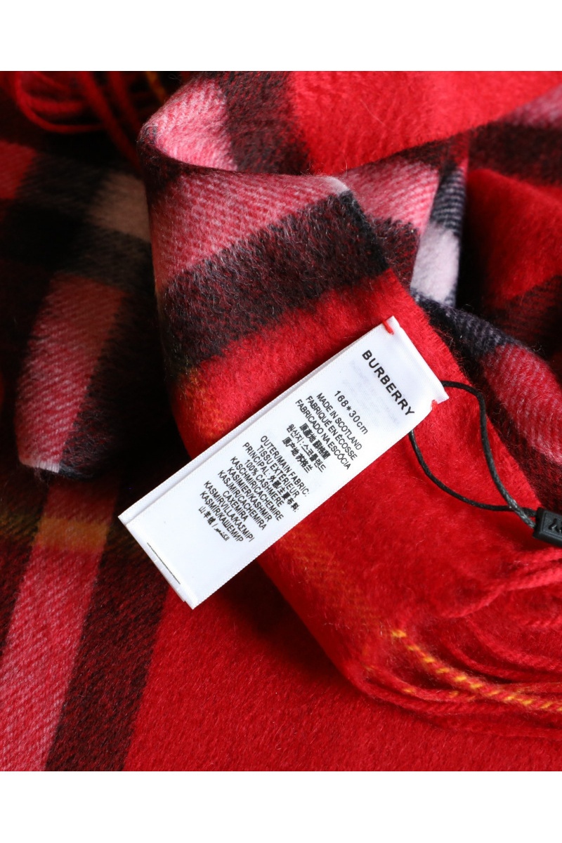 Burberry Шарф Check premium 168x30 см - Red