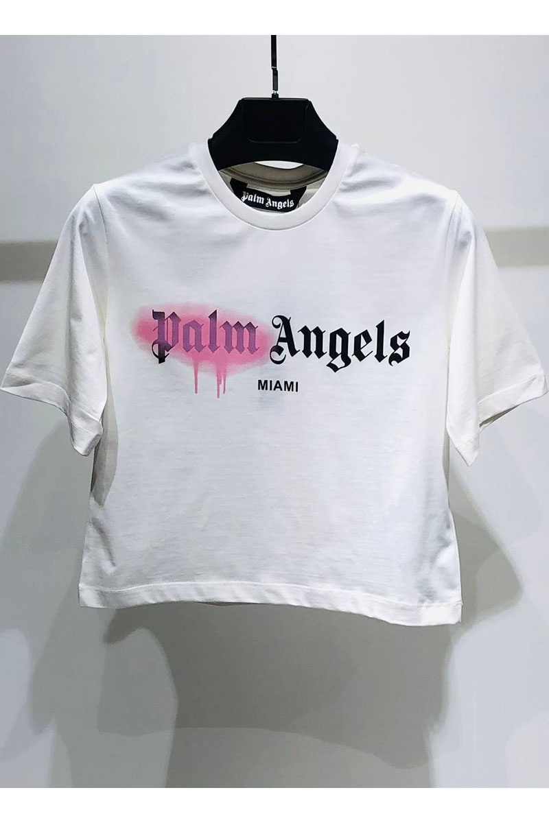 Palm Angels Женская футболка Miami - White