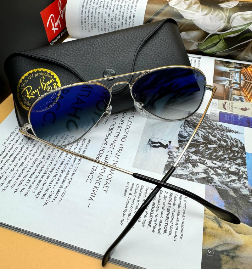 Ray Ban Солнцезащитные очки Aviator Large Metal