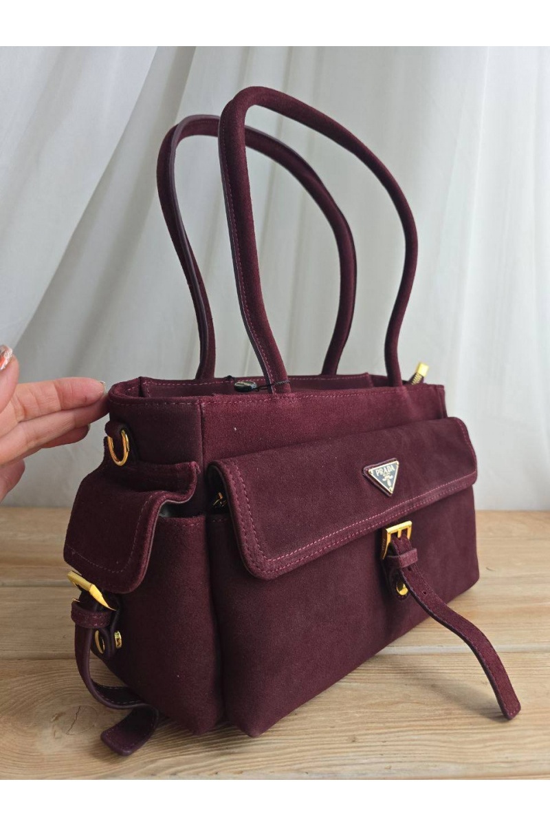 Prada Замшевая сумка 30x16 см