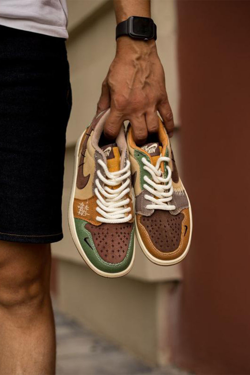 Nike Кроссовки Zion Williamson x AJ1 Low OG "Voodoo"