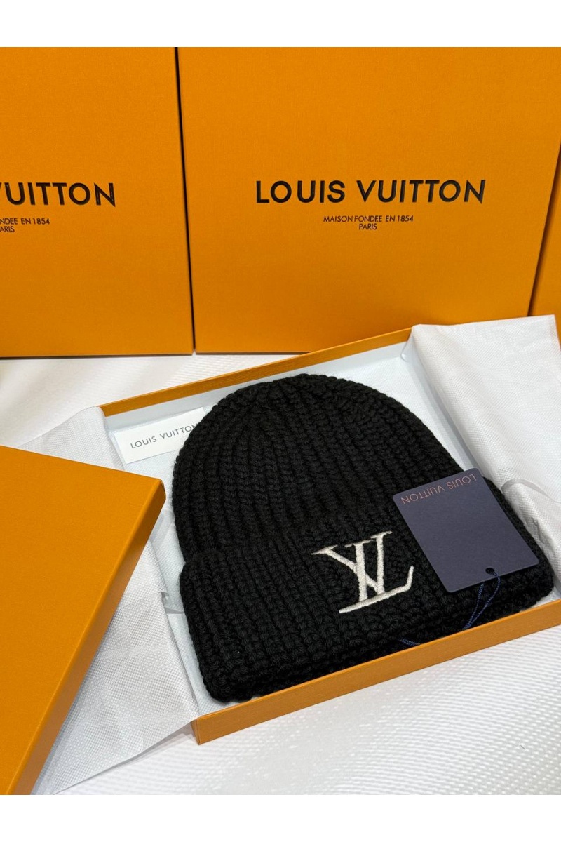 Lоuis Vuittоn Шапка logo-embroidered - Black
