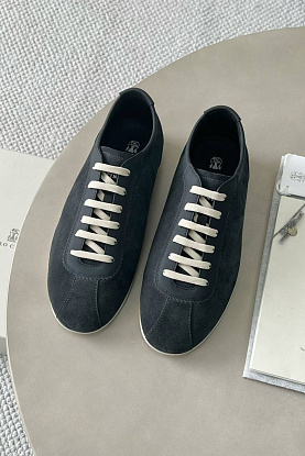 Замшевые кроссовки Premium - Grey