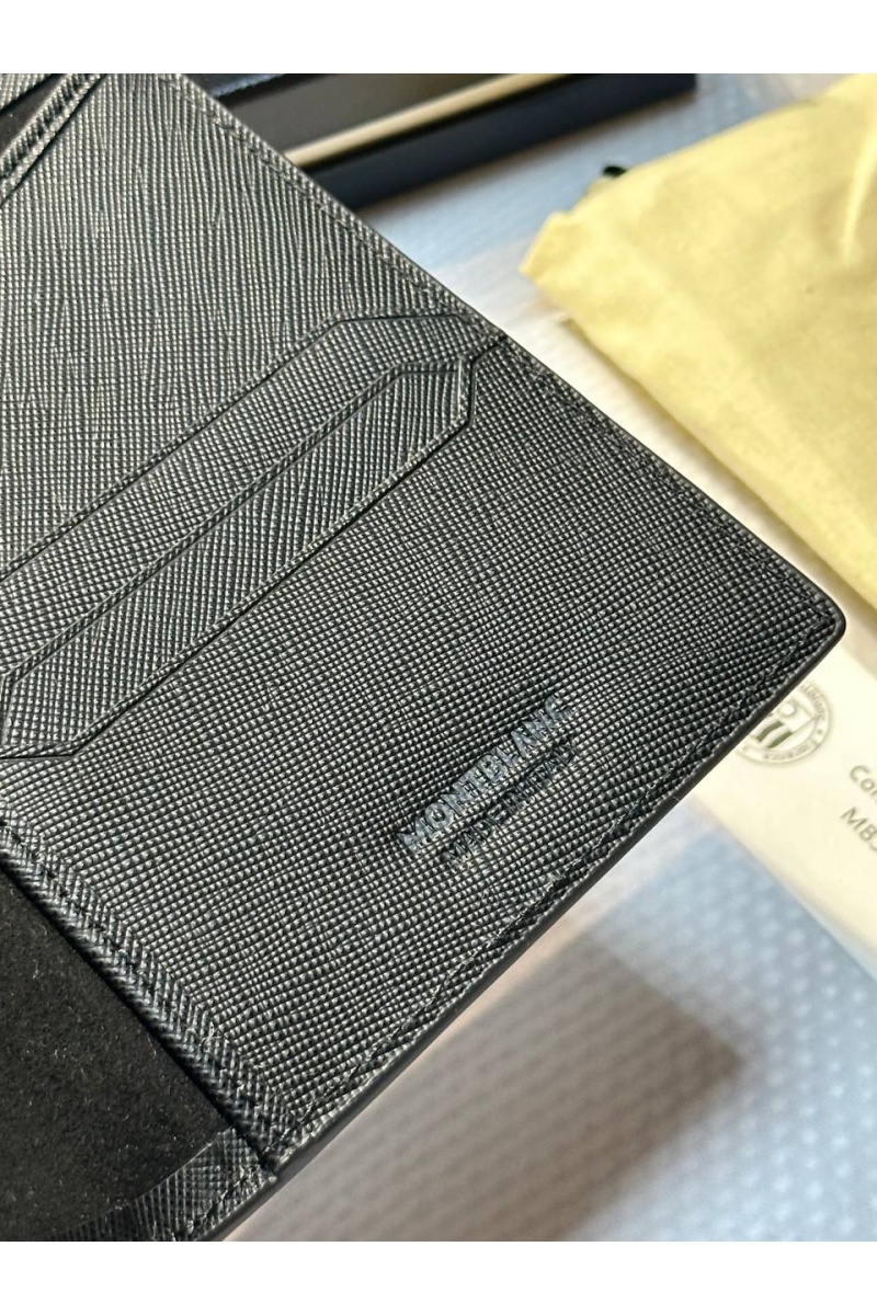 Montblanc Кожаная обложка для паспорта Premium 14x10 см