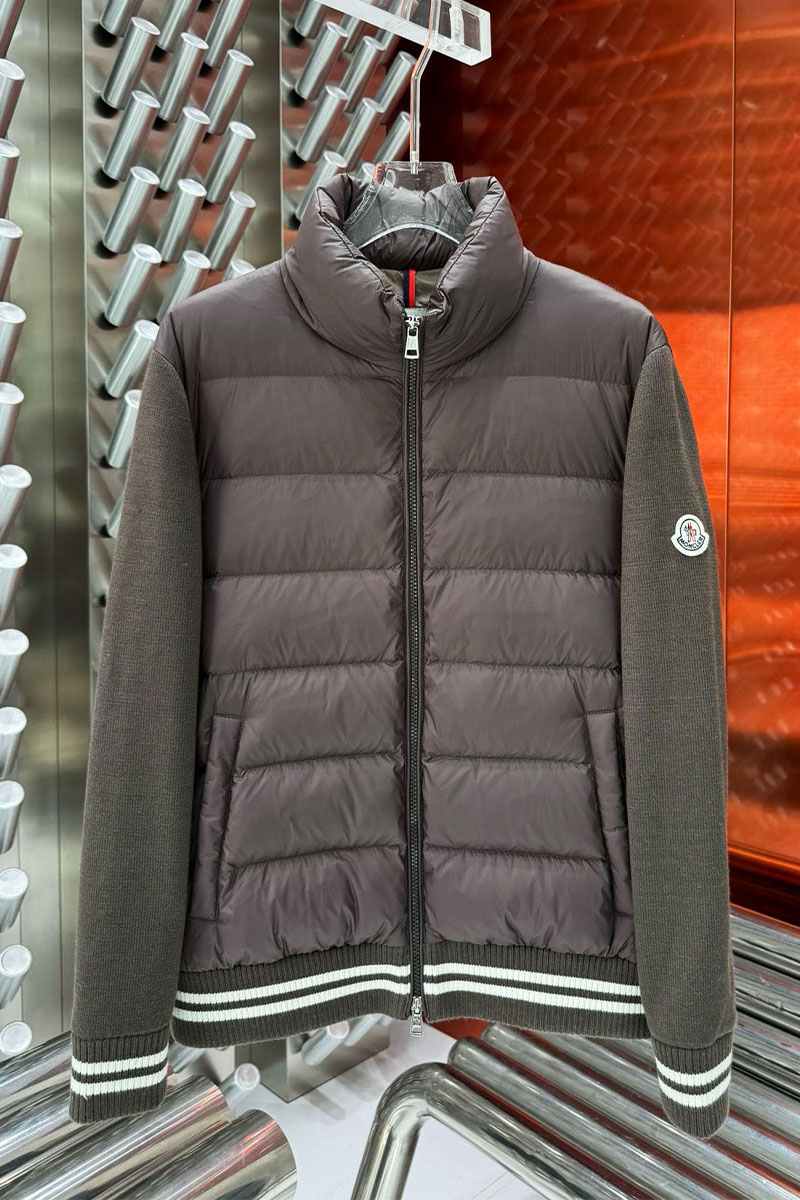 Moncler Куртка logo-applique - Brown